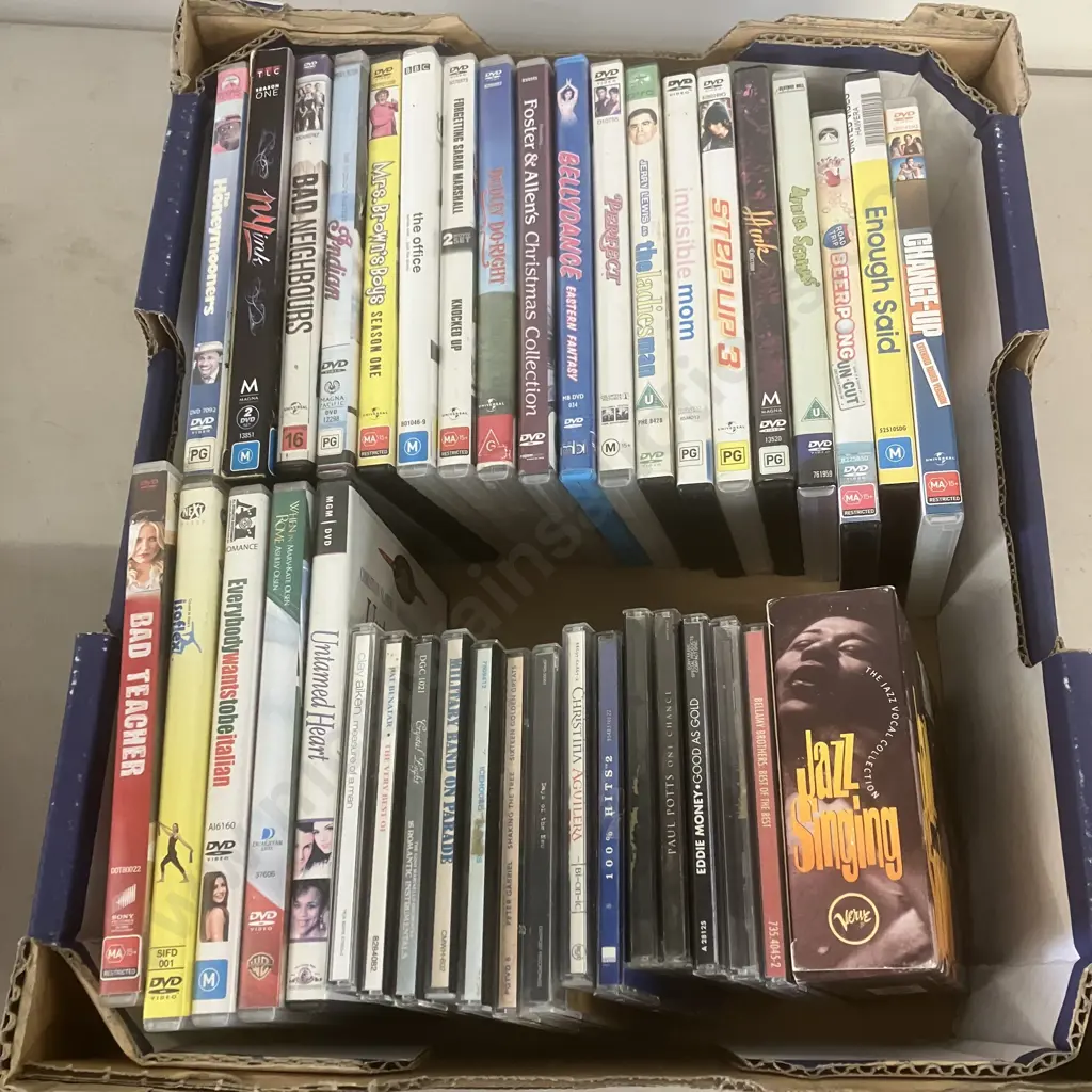 DVD's  x 24 With Assorted CDs Image 1++