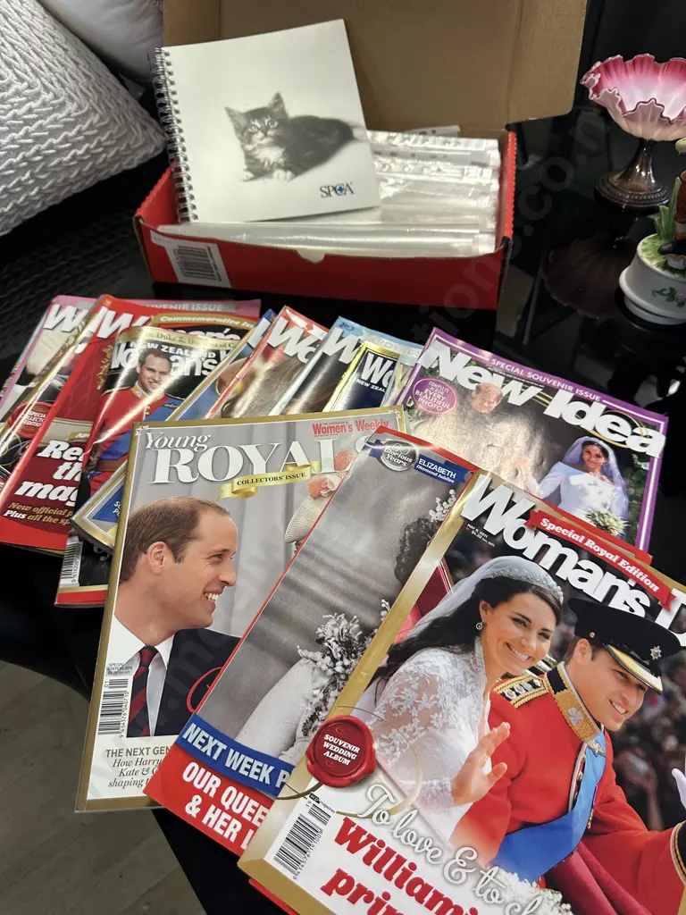 Royal Family Magazines, Plastic Sleeves, SPCA Photo Album Etc Image 1++