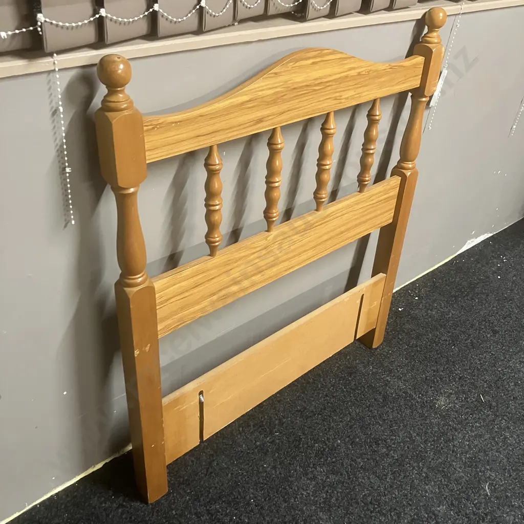 103 x 90cm Rimu Look Headboard Image 1++