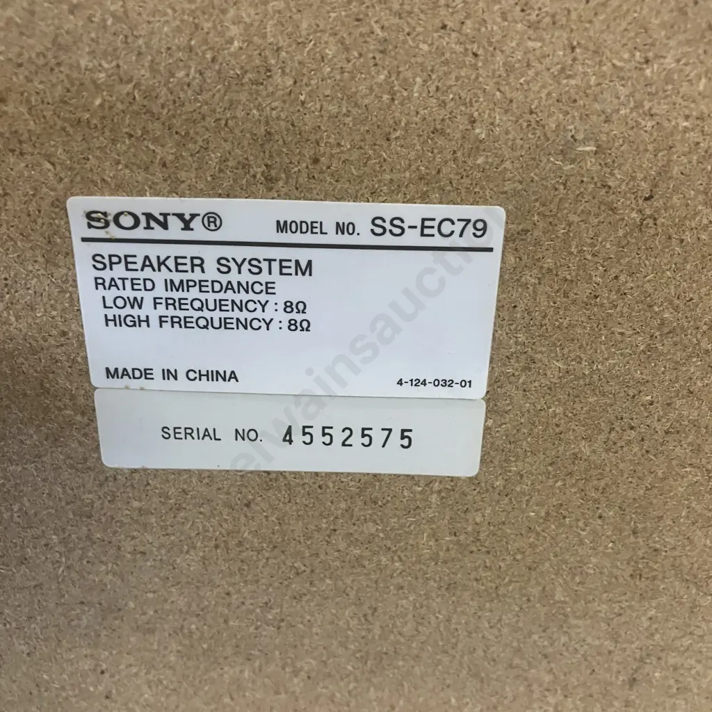 Sony Mini Hi-Fi Component System Model MHC-EC79i Image 1++