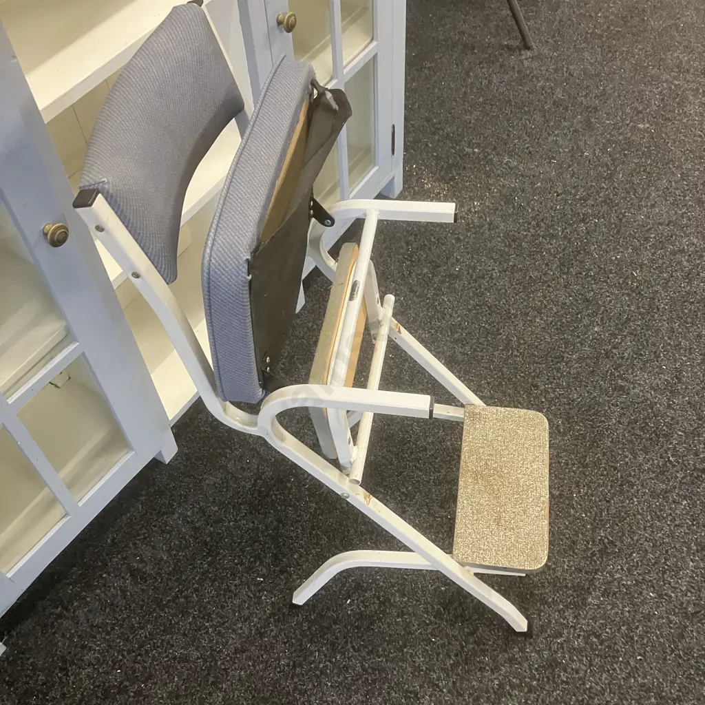 Vintage TW Toy Ltd NZ Made Stepstool With Seat Image 1++