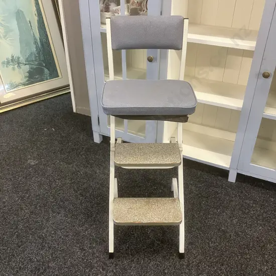 Vintage TW Toy Ltd NZ Made Stepstool With Seat