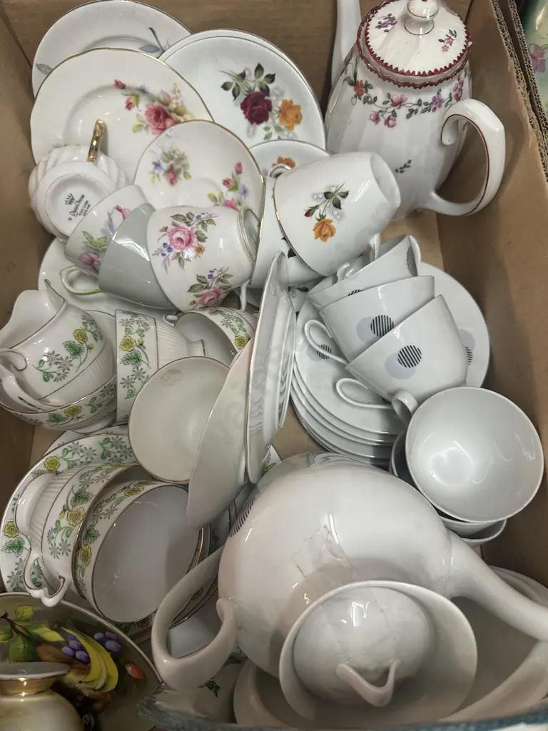Assorted China Items Including Teapots, Duos, Part Teaset Etc Image 1++