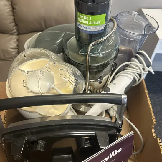 Breville Juice Fountain, Stick Blender, Popcorn Cooker, Sandwich Press