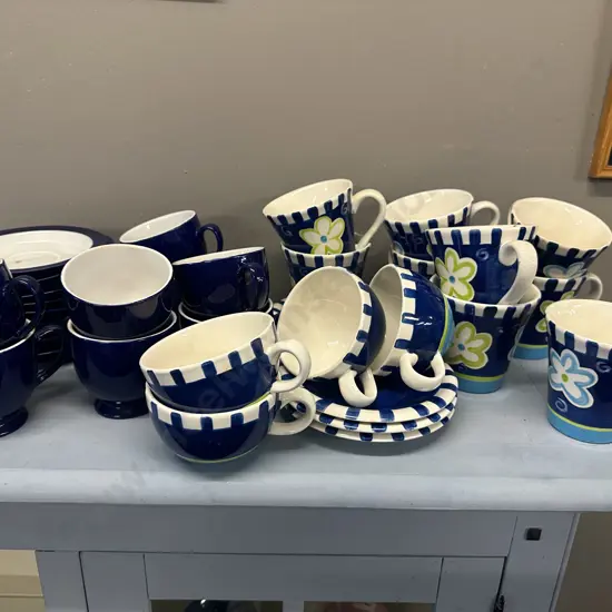 Assorted Teaware Items Including 'Piazzza' & Home Essentials