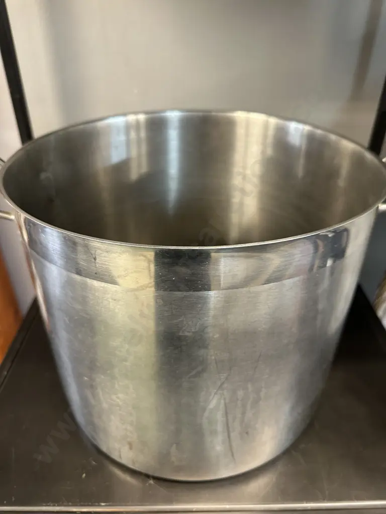 Large Stainless Steel Stock Pot 26x39cm,  Image 1++