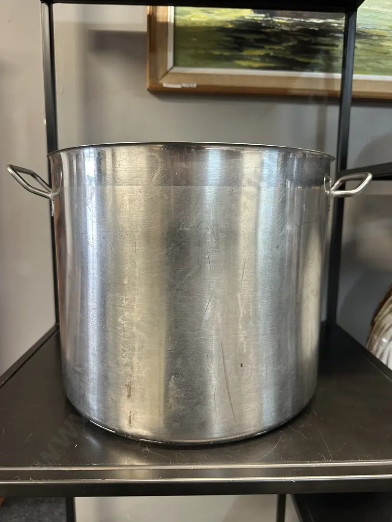 Large Stainless Steel Stock Pot 26x39cm,  Image 1++
