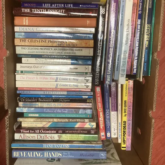 Box Lot Assorted Books