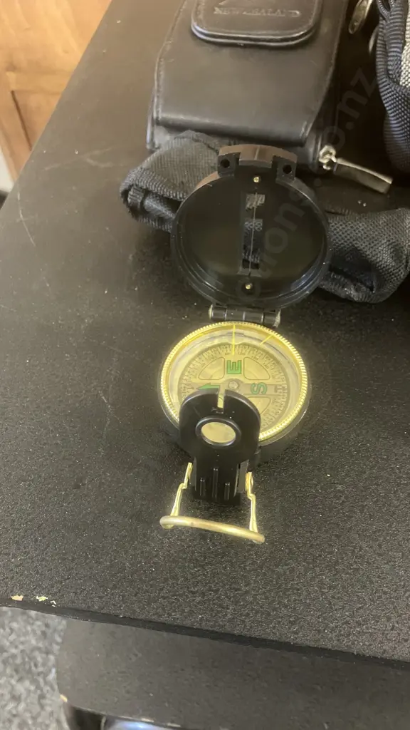 Alatorre Mexico Leather Belt, Engineers Compass, Belt Attach Leather Watch Case, Assorted Cases Etc Image 1++