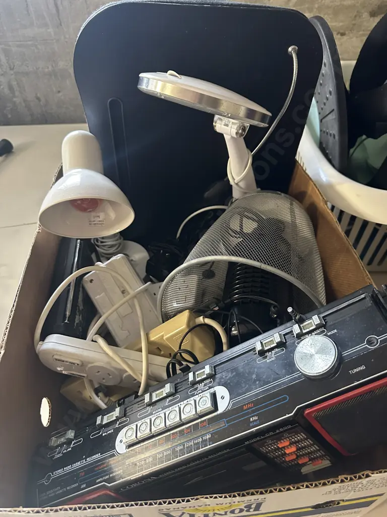 Laundry Basket, Foot Spa, 3Kg Hand Weights Etc Image 1++