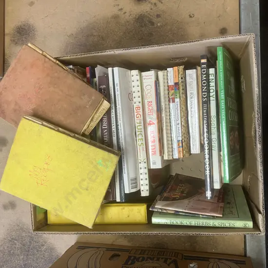 Box Lot Assorted Books