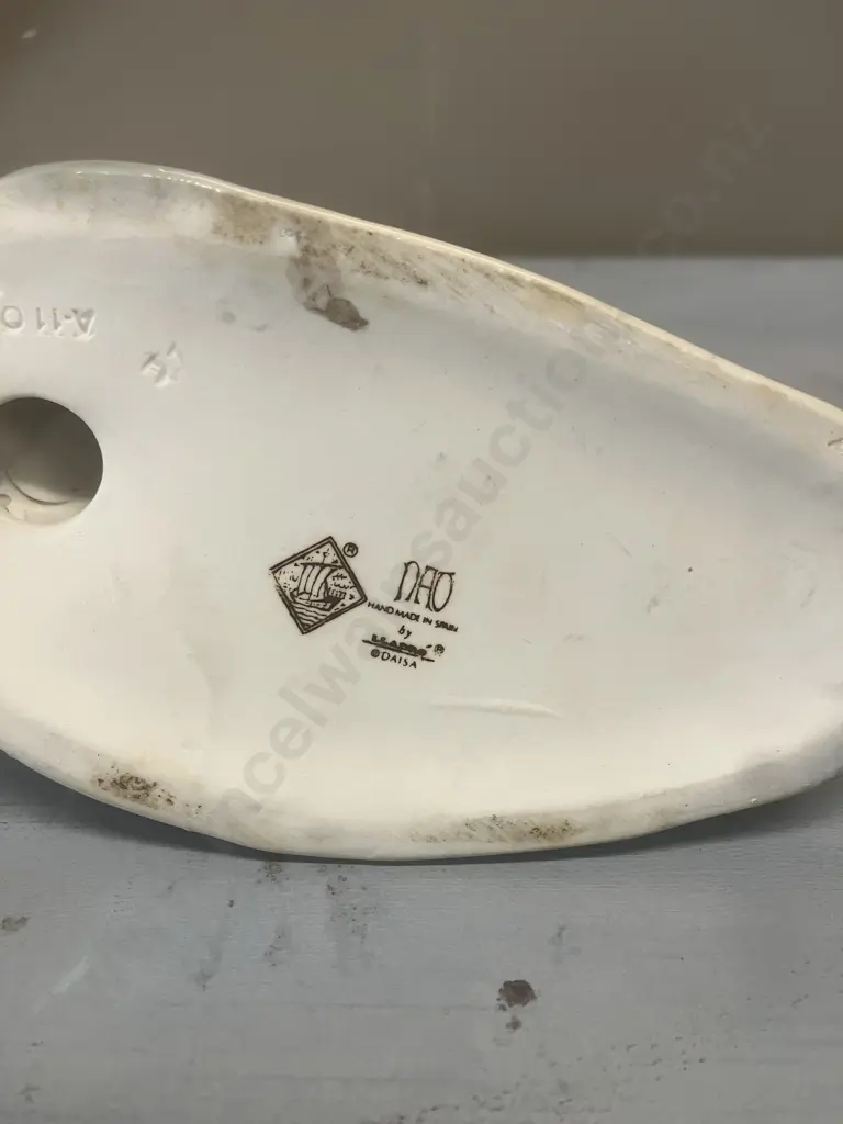 Nao by Lladro "Geese In Reeds" Porcelain Figurine c1980s. 13 x 12cm Image 1++