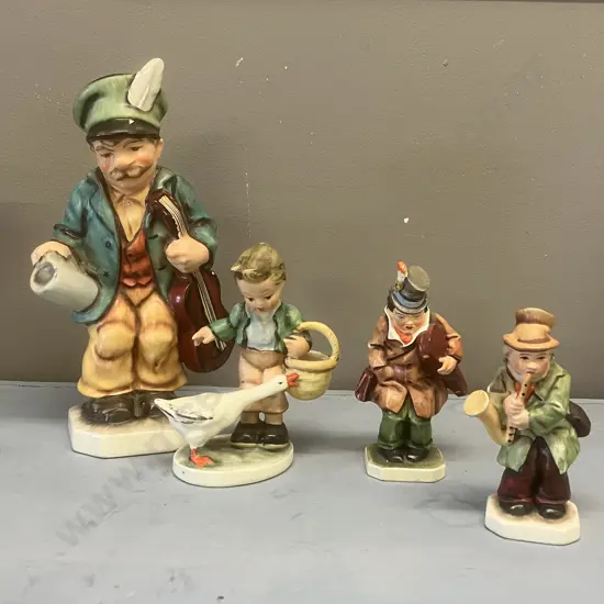 Four Vintage Friedel Figurines - Germany, West German & Germany US-Zone