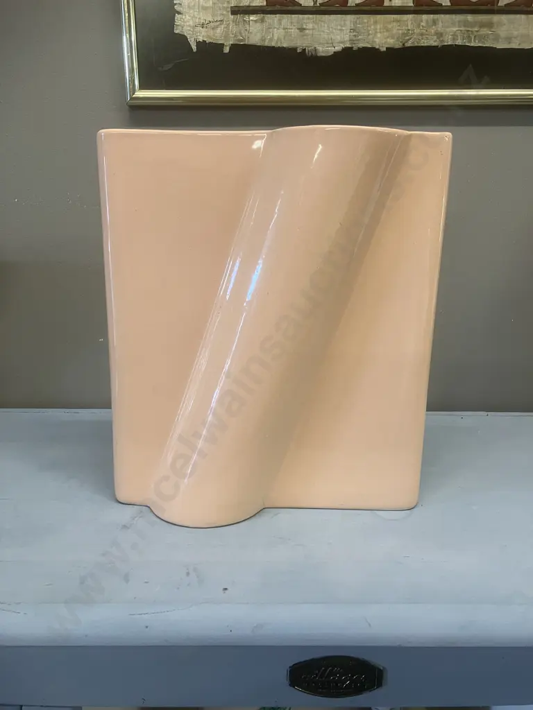 Vintage 1980s Terra Ceramics Vase. 30 x 25.5cm Image 1++