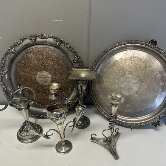 Selection Of Silverware Items