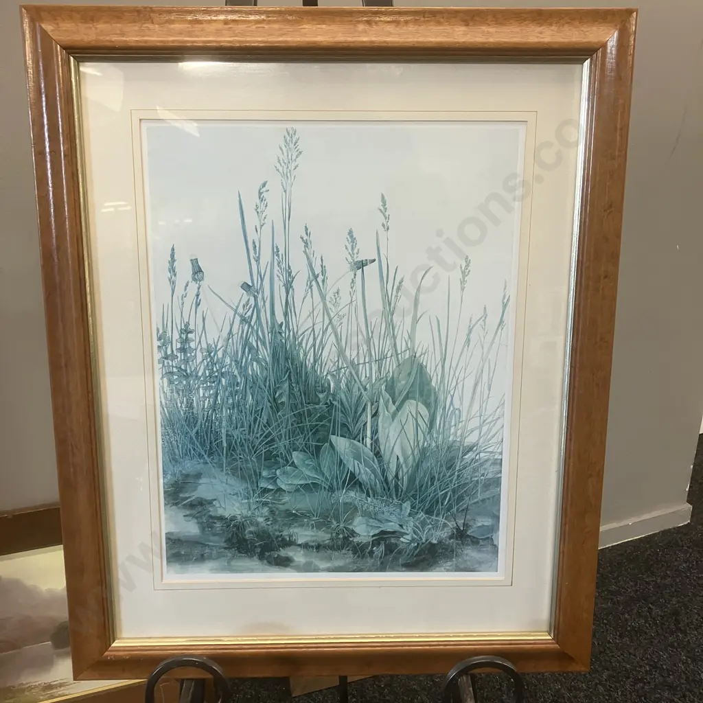 'Tall Grasses' - A Print of An Engraving by Albrecht Durer (1471-1528). 61 x 50cm Image 1++