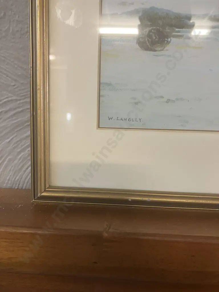 Walter Langley 'Newlyn Fish Wives' Framed Print. 31 x 46.5cm Image 1++