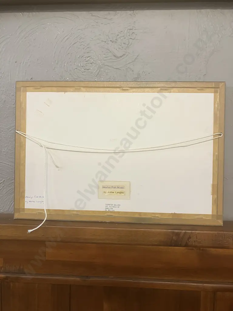 Walter Langley 'Newlyn Fish Wives' Framed Print. 31 x 46.5cm Image 1++