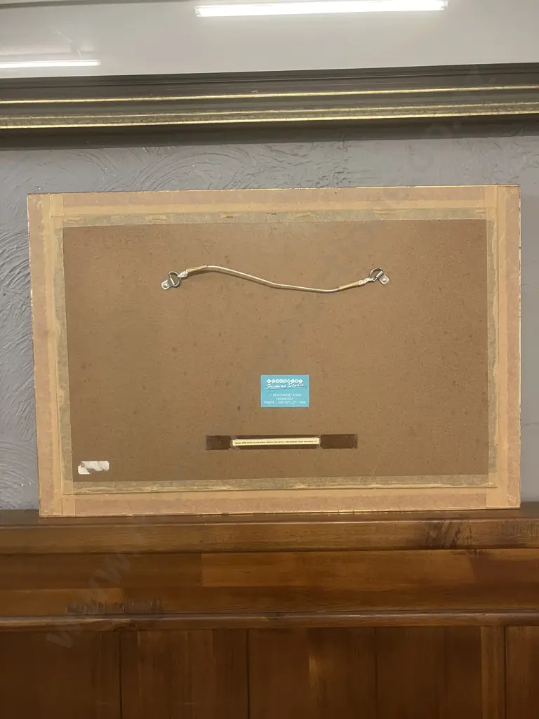 Spring Pasture by David Morgan. Printed Felix Rosenstiel's Widow & Son, Great Britain 1995. Framed 40 x 60cm Image 1++