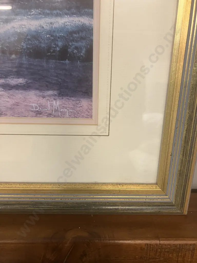 Spring Pasture by David Morgan. Printed Felix Rosenstiel's Widow & Son, Great Britain 1995. Framed 40 x 60cm Image 1++