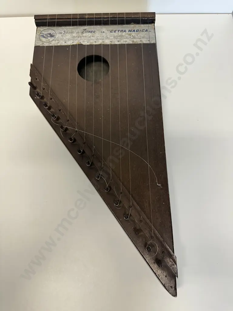 Vintage Zither Acetra Magica Stringed Musical Instrument (as found)  Image 1++
