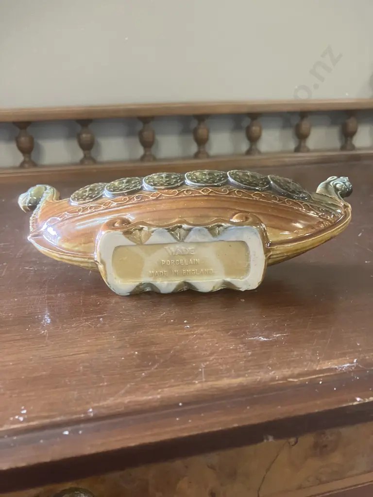 Wade Porcelain Viking Long Boat. 8.5 x 19cm Made In England Image 1++