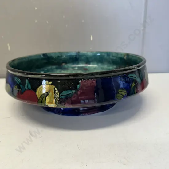 Hancock & Sons Ruben Ware 'Pomegranate' Patterned Bowl (been repaired) Dia30cm.