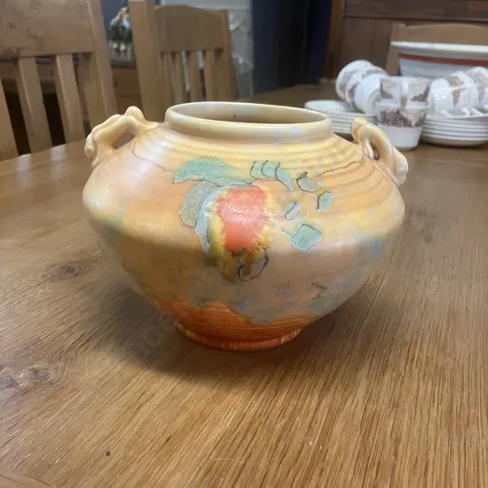 Vintage Beswick Art Deco Hare And Hounds Vase #396 c1930's. Indented & Stamped To Base