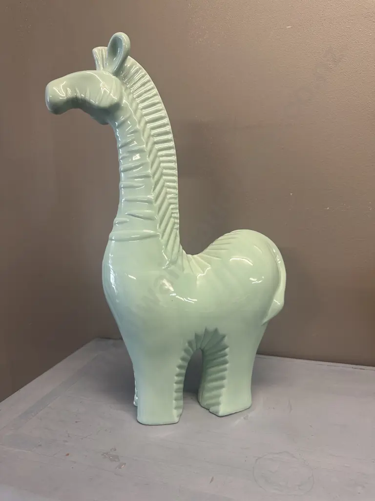 Glazed Giraffe Porcelain Figurine H44cm. Image 1++