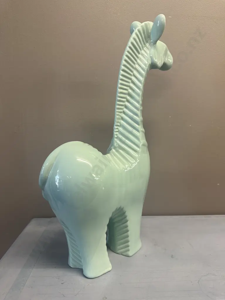 Glazed Giraffe Porcelain Figurine H44cm. Image 1++