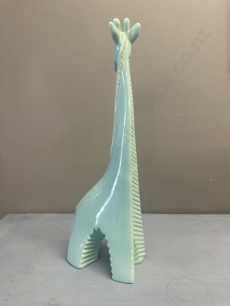 Glazed Giraffe Porcelain Figurine H36cm. Image 1++