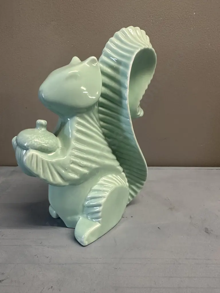 Glazed Squirrel Figurine Image 1++