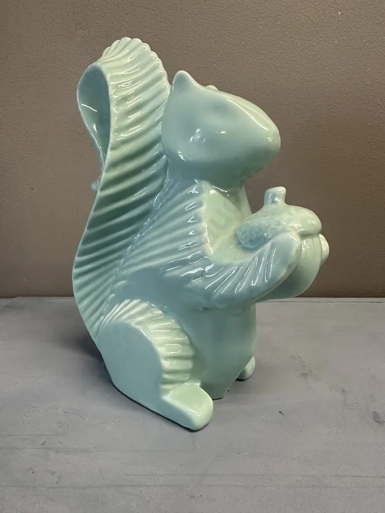 Glazed Squirrel Figurine Image 1++