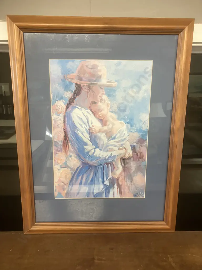 Corinne Hartley 'Mothers Love' Framed Print. 49 x 37.5cm Image 1++