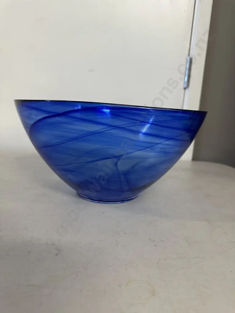 Colbalt Blue Kosta Boda Contrast Bowl H15,Diam30cm. Image 1++