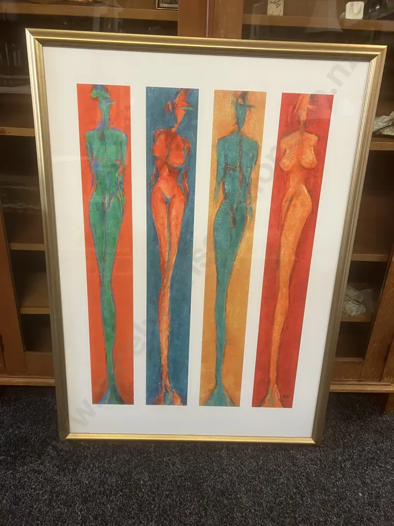 Franz Ruzicka 'Hermes' Silkscreen Print, Framed & Glazed. 105 x 75cm Image 1++