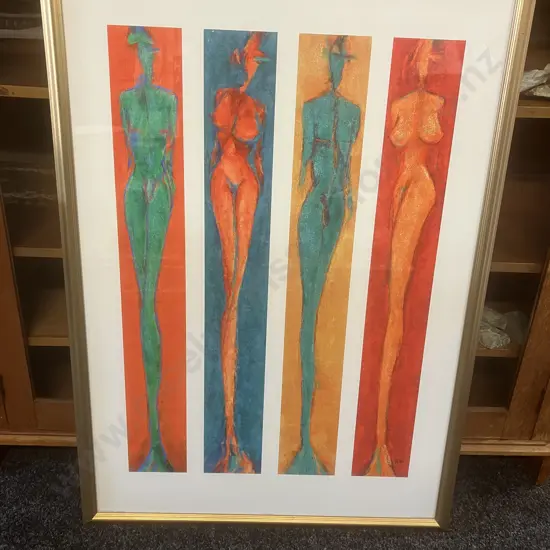 Franz Ruzicka 'Hermes' Silkscreen Print, Framed & Glazed. 105 x 75cm