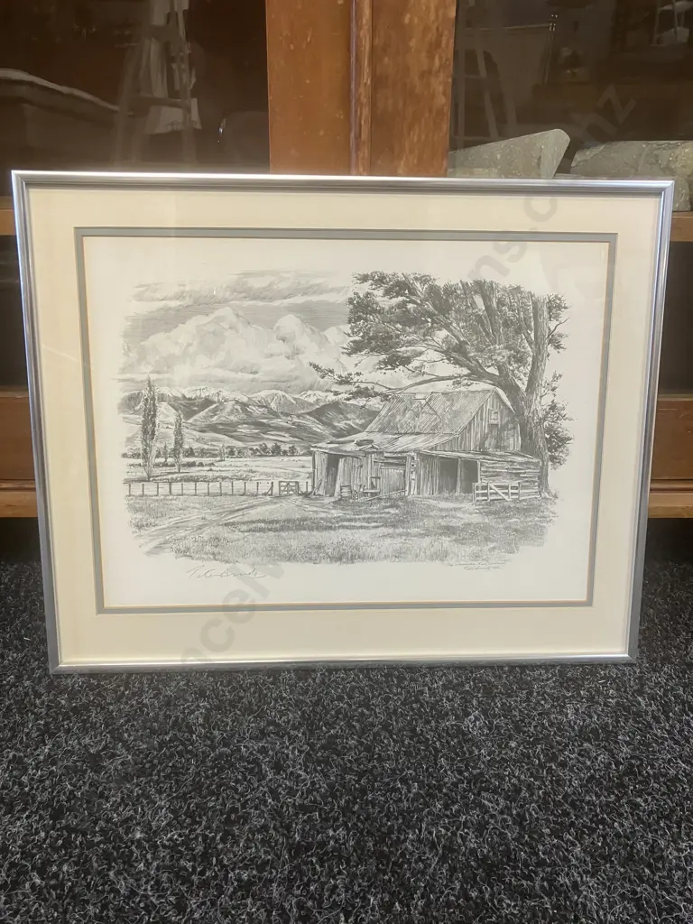 Peter Arnold 'The Wairarapa, New Zealand' Framed Art Print. 38 x 47.5cm Image 1++