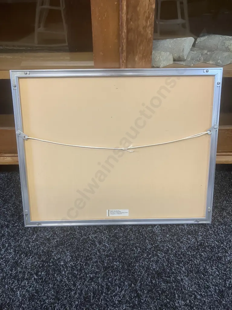 Peter Arnold 'Shearers Hut' 1983 Framed Art Print. 38 x 47.5cm Image 1++