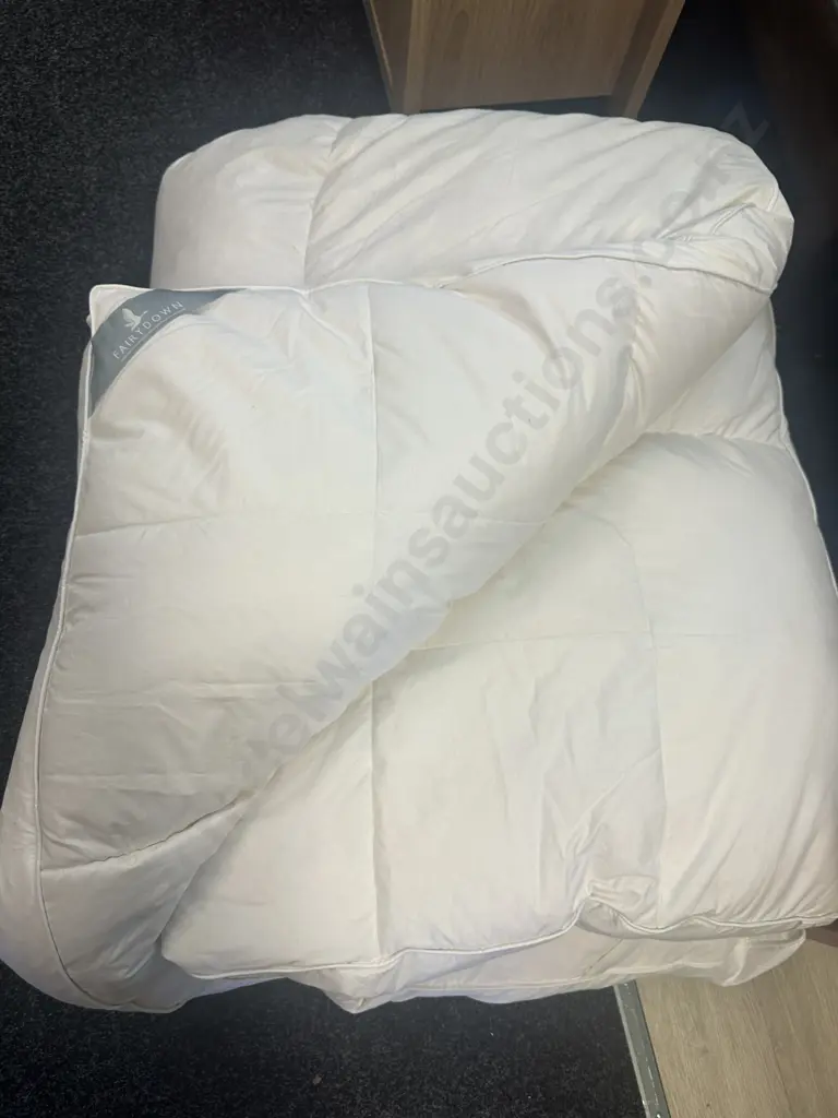 Queen Size Fairy Down Underlay & Feather & Down Mattress Protector Image 1++