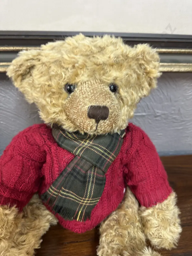 Harrods 2005 20th Anniversary Christmas Teddy Bear Named Nicolas A13870 Image 1++