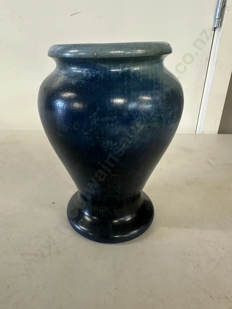 Vintage Deep Blue/Light Blue Toned Vase H20cm.` Image 1++