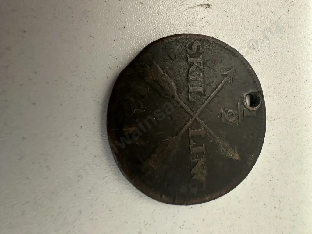 1816 Sweden 1/2 Skilling Image 1++