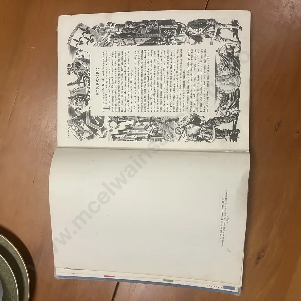 British History in Strip Pictures by James Mainwaring c1950s Odhams Press Image 1++