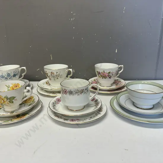 Trios x6 Including Paragon, Colclough Etc