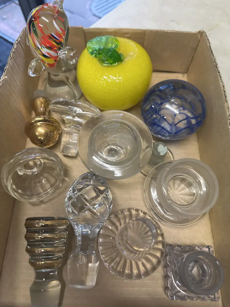 Selection Of Glass Items Including Dolphin Etc Image 1++