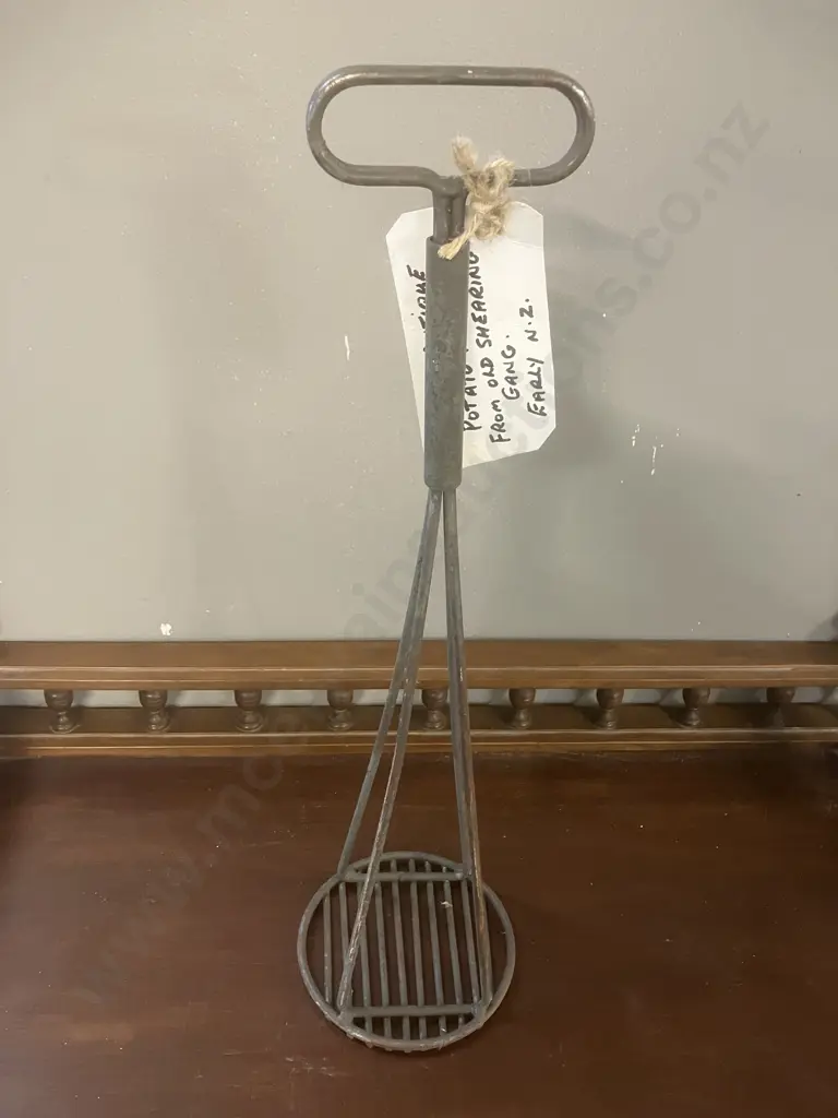 New Zealand Antique Masher / Potato Masher. H48cm Image 1++
