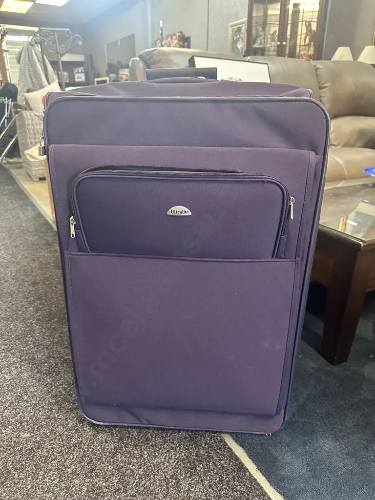 Ultralite Purple Soft Case  Suitcase Image 1++