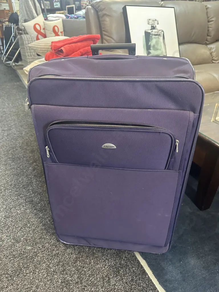 Ultralite Purple Soft Case  Suitcase Image 1++