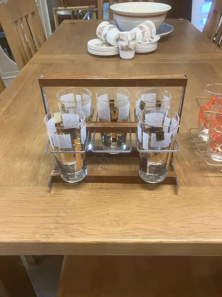 Pair of Vintage Caddy's & Glasses Image 1++